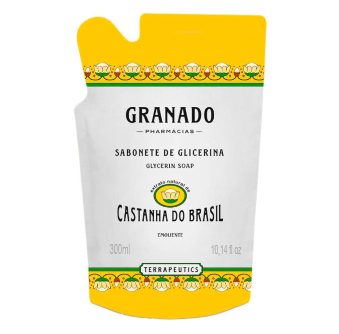 Embalagem de sabonete de glicerina Granado castanha do Brasil