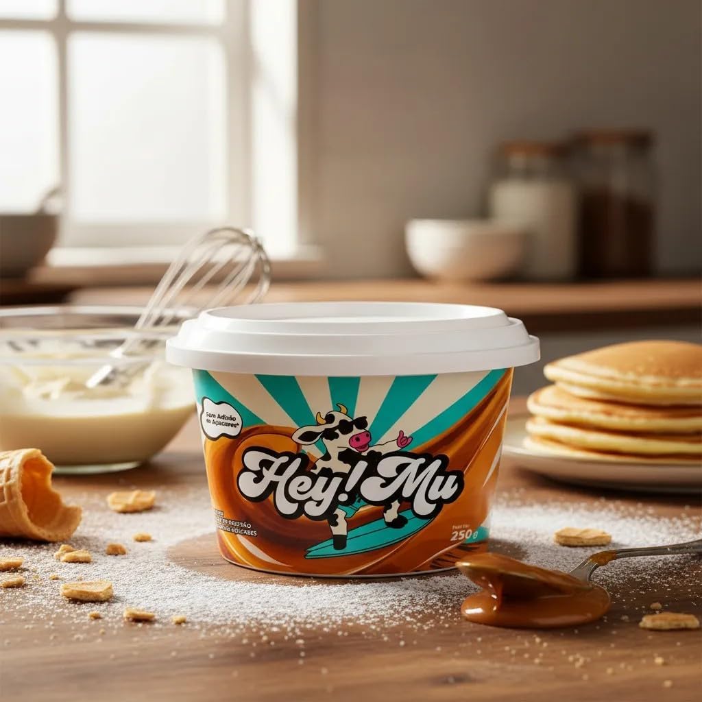 Hey Mu Hey!Mu Doce de Leite Zero Açúcar – 250g | Vavix Shop