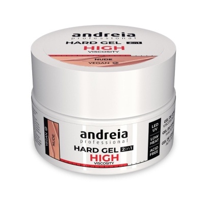 Frasco branco de gel para unhas Andreia Professional Hard Gel