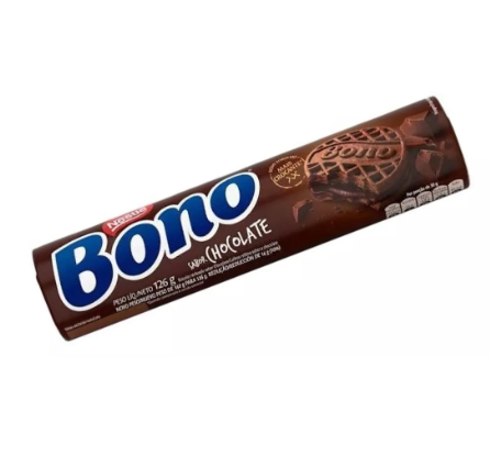 Pacote de biscoitos Bono Sabor Chocolate