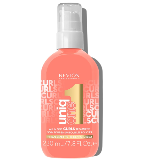 Frasco rosa com dispensador branco de tratamento para caracóis da Revlon