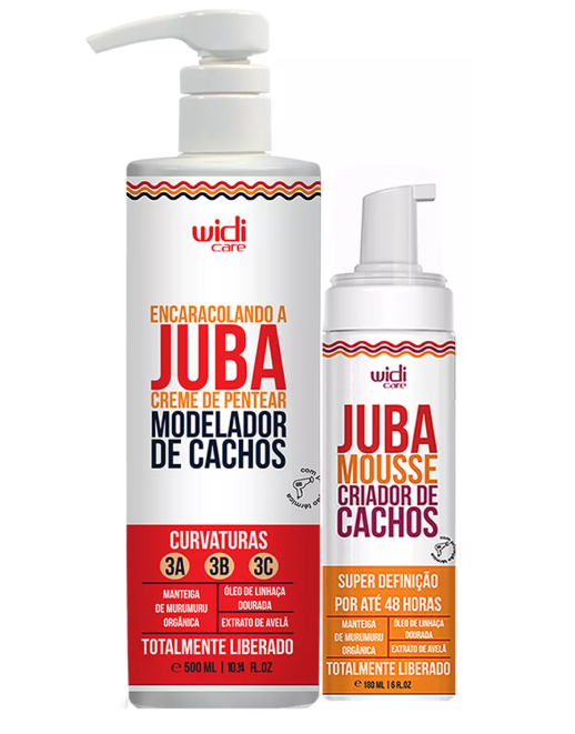Produtos Widi Care: creme modelador de cachos e mousse para definição de cachos