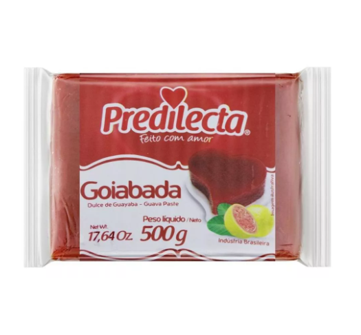 Pacote de goiabada Predilecta de 500 g