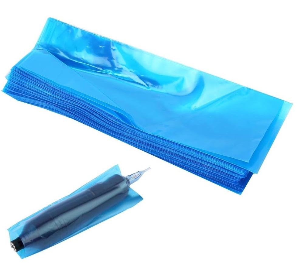 Pacote de 50 sacos plásticos azuis