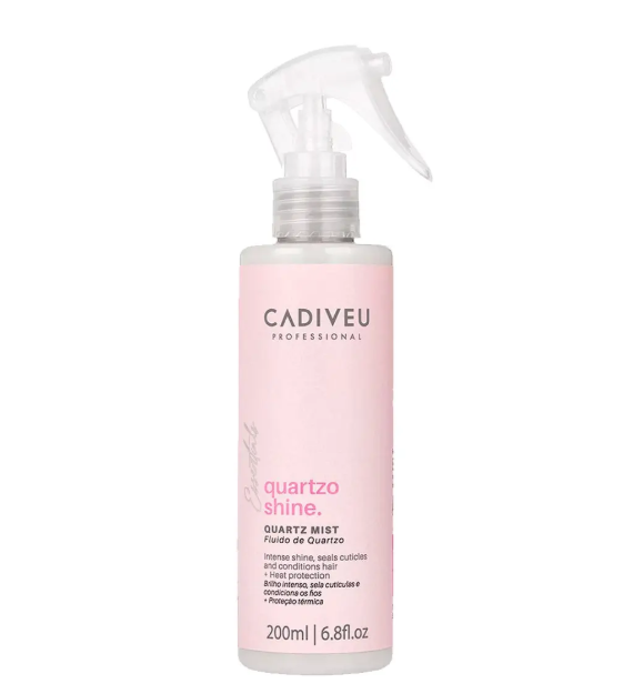 Frasco spray CADIVEU Professional quartz shine fluido de quartzo