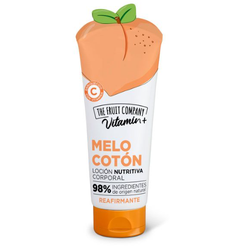 Frasco de loção nutritiva corporal Melo Cotón da The Fruit Company