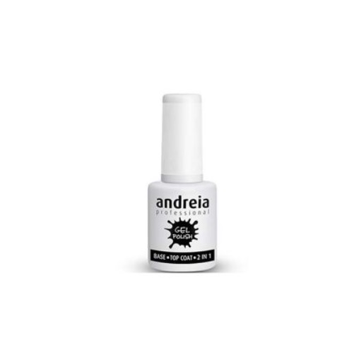 Frasco branco de verniz para unhas Andreia Professional
