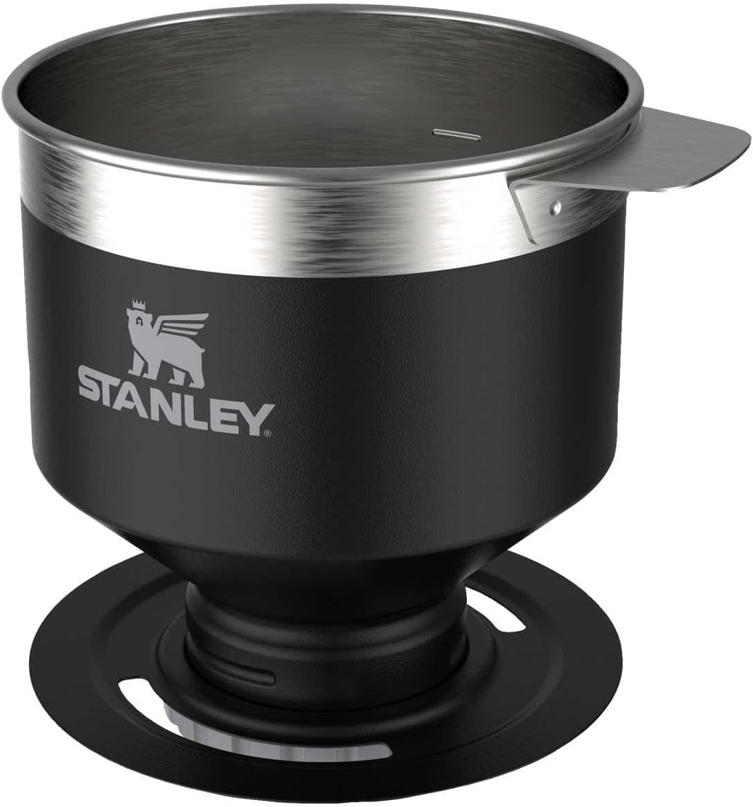 Acessório de cafeteira Stanley em aço inox preto com logo