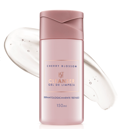 Frasco rosa de gel de limpeza Cherry Blossom 150 ml
