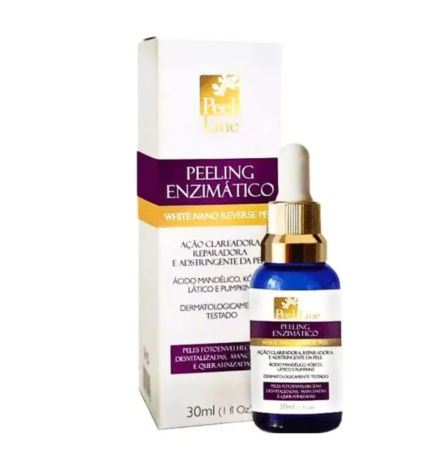 Frasco e caixa do produto Peel Line Peeling Enzimático 30ml
