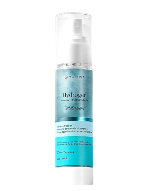 Frasco plástico spray Hydrogen Bruma de Hidrogénio Molecular Tulípia 50 ml