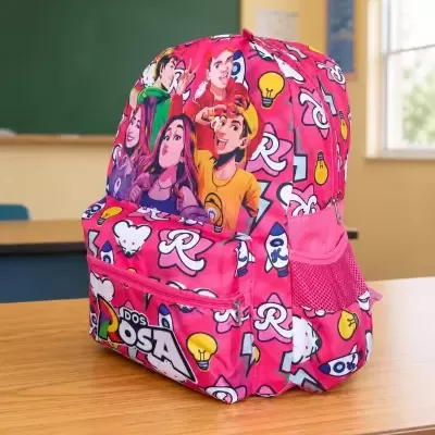 Mochila&#x20;Escolar&#x20;Emilly&#x20;Vick&#x20;Dos&#x20;Rosas&#x20;Juvenil&#x20;Rosa&#x2705;PRONTA&#x20;ENTREGA