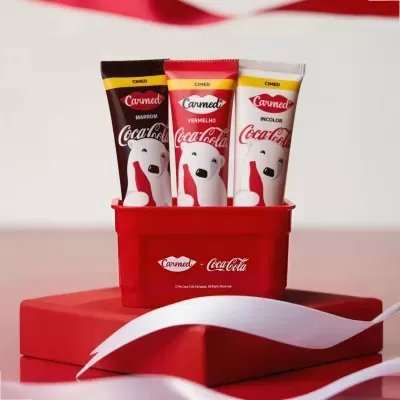 Carmed&#x20;Kit&#x20;Coca-cola&#x20;3&#x20;Hidratantes&#x20;Labiais&#x20;&#x2B;&#x20;Engradado&#x2705;PRONTA&#x20;ENTREGA