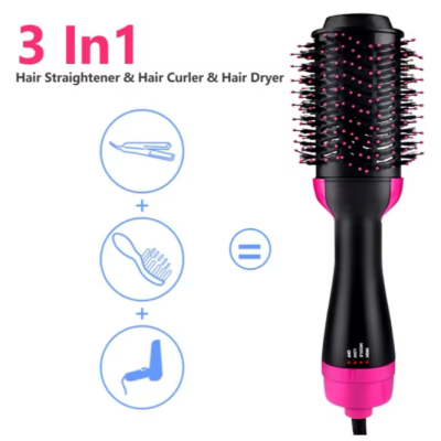 Escova&#x20;El&#x00E9;trica&#x20;Alisadora&#x20;Secadora&#x20;3&#x20;em&#x20;1