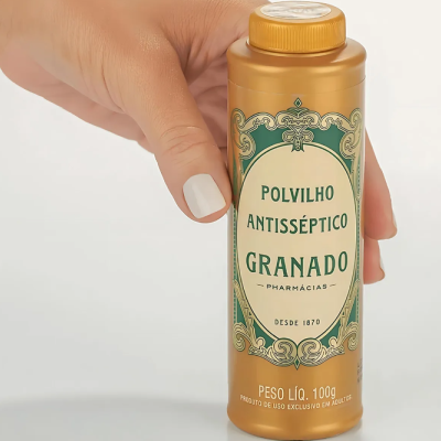 Kit&#x20;2&#x20;Polvilho&#x20;Antiss&#x00E9;ptico&#x20;Tradicional&#x20;100g&#x20;Granado