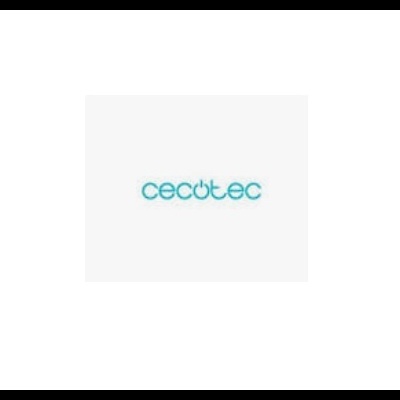 Logótipo da marca Cecotec em azul sobre fundo branco