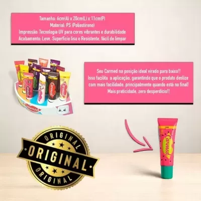 Expositor&#x20;Carmed&#x20;12&#x20;Unidades&#x20;&#x2013;&#x20;Organizador&#x20;em&#x20;Acr&#x00ED;lico&#x20;para&#x20;Gloss