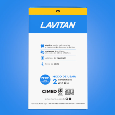 Lavitan&#x20;C&#x00E1;lcio&#x20;&#x2B;&#x20;Vitamina&#x20;D&#x20;1.000&#x20;UI&#x20;60&#x20;comp