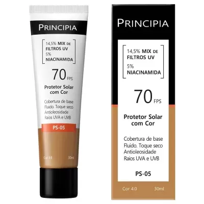 Protetor&#x20;Solar&#x20;Facial&#x20;com&#x20;Cor&#x20;Principia&#x20;PS-05&#x20;FPS&#x20;70