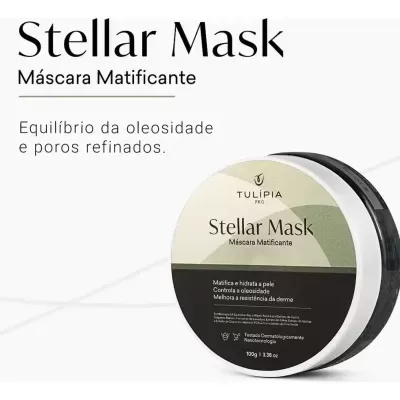 Stellar&#x20;Mask&#x20;M&#x00E1;scara&#x20;Matificante&#x20;Controlo&#x20;da&#x20;Oleosidade&#x20;Tul&#x00ED;pia