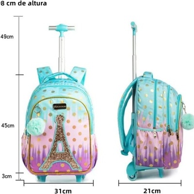 Kit&#x20;Mochila&#x20;Infantil&#x20;Cora&#x00E7;&#x00E3;o&#x20;Dourado&#x20;Azul&#x20;com&#x20;Lancheira&#x20;e&#x20;Estojo