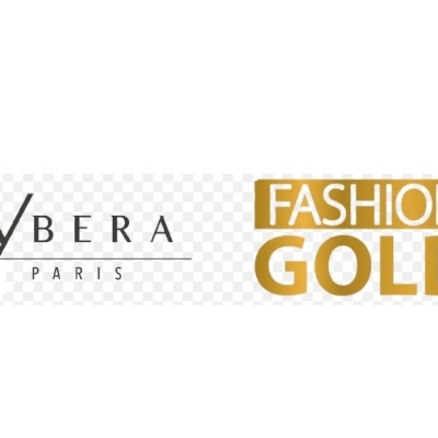 Logótipos das marcas YBERA PARIS e FASHION GOLD em fundo transparente