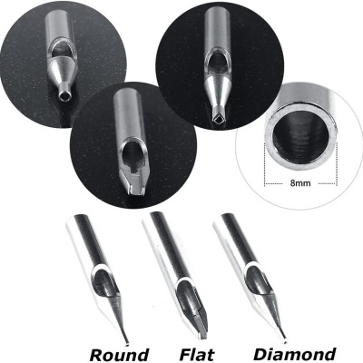 Kit&#x20;Tattoo&#x20;de&#x20;Pontas&#x20;de&#x20;Tatuagem&#x20;em&#x20;A&#x00E7;o&#x20;Inoxid&#x00E1;vel&#x20;22&#x20;Pontas