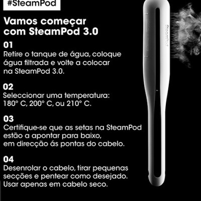 Prancha&#x20;de&#x20;Cabelo&#x20;&#x20;a&#x20;Vapor&#x20;&#x20;L&#x27;OREAL&#x20;Steampod&#x20;3.0
