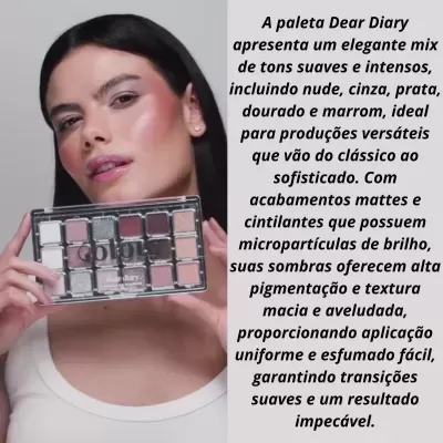 Paleta&#x20;De&#x20;Sombras&#x20;Dear&#x20;Diary&#x20;Linha&#x20;Blow&#x20;Ruby&#x20;Rose