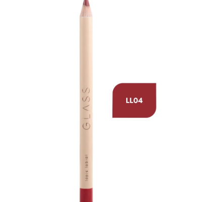 Lápis de cor labial vermelho GLASS com referência LL04