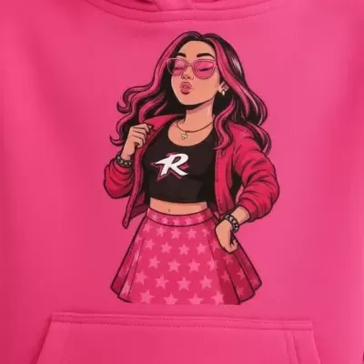 Moletom&#x20;Infantil&#x20;Emilly&#x20;Vick&#x20;Dos&#x20;Rosa&#x20;Entre&#x20;8,&#x20;10&#x20;e&#x20;12&#x20;Anos