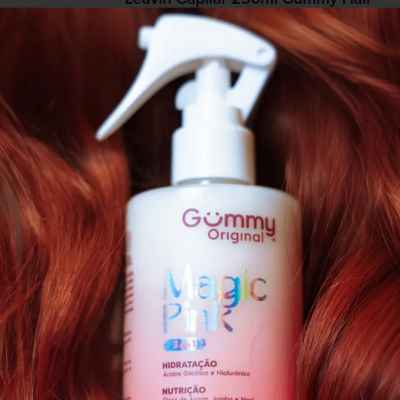 Leavin&#x20;Capilar&#x20;250ml&#x20;Gummy&#x20;Hair&#x20;Magic&#x20;Pink