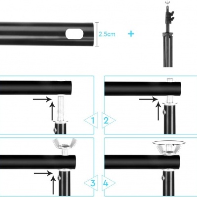 Kit&#x20;Suporte&#x20;de&#x20;Fundo&#x20;Ajust&#x00E1;vel&#x20;para&#x20;Fotografar