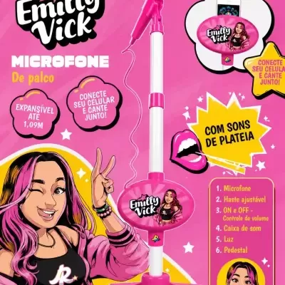 Microfone&#x20;de&#x20;Palco&#x20;com&#x20;Pedestal&#x20;-&#x20;Emilly&#x20;Vick&#x20;Conecta&#x20;Telem&#x00F3;vel