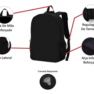 Mochila&#x20;Escolar&#x20;Emilly&#x20;Vick&#x20;Dos&#x20;Rosas