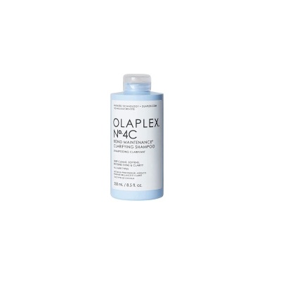 Frasco de shampoo OLAPLEX Nº 4C azul clara 250 ml