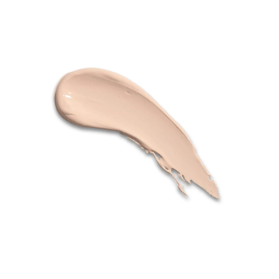 Textura cremosa de base líquida bege claro