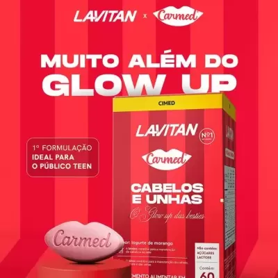 Lavitan&#x20;Carmed&#x20;Cabelos&#x2F;unhas&#x20;C&#x2F;60&#x20;C&#x00E1;psula&#x20;Mastigaveis