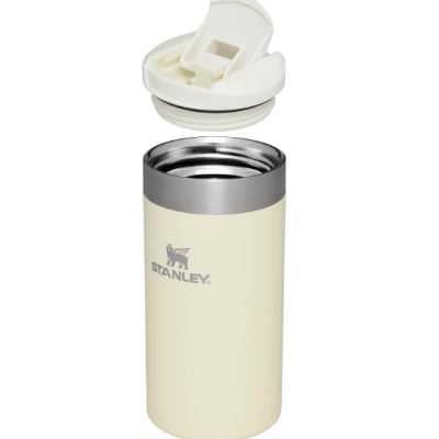 Stanley&#x20;Aerolight&#x20;Transit&#x20;Thermos&#x20;Caf&#x00E9;&#x20;Copo&#x20;de&#x20;Bebidas&#x20;Quentes&#x20;-&#x20;Creme&#x20;Met&#x00E1;lico