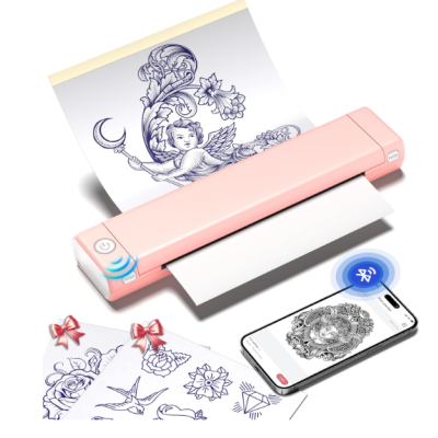 Impressora&#x20;T&#x00E9;rmica&#x20;de&#x20;Tatuagem&#x20;sem&#x20;Fio&#x20;A4&#x20;-&#x20;V&#x00E1;rias&#x20;Cores&#x20;&#x2705;PRONTA&#x20;ENTREGA