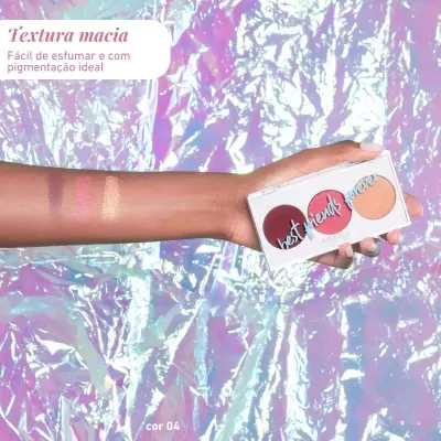 Paleta&#x20;Bff&#x20;Cor&#x20;04&#x20;Vizzela&#x20;Completa&#x20;Contorno&#x20;Blush&#x20;Iluminador