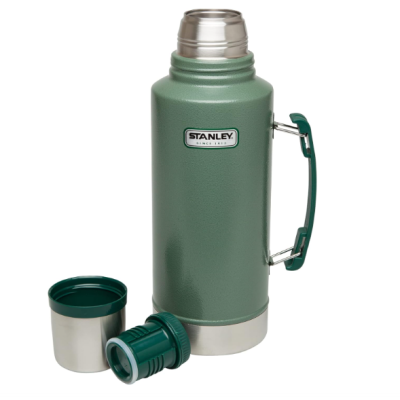 STANLEY&#x20;Garrafa&#x20;T&#x00E9;rmica&#x20;Cl&#x00E1;ssica&#x20;Lend&#x00E1;ria&#x20;1L&#x20;&#x2013;&#x20;Mant&#x00E9;m&#x20;Quente&#x20;ou&#x20;Frio&#x20;24&#x20;Horas&#x28;Verde&#x29;&#x2705;PRONTA&#x20;ENTREGA