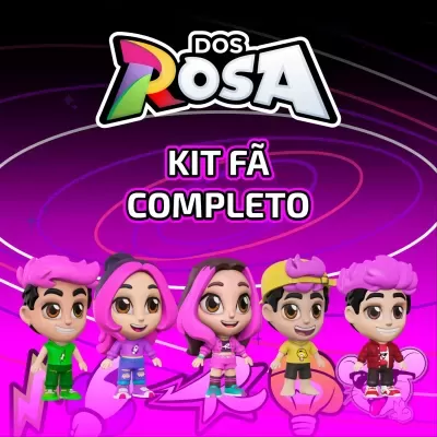 KIT&#x20;F&#x00C3;&#x20;COLECION&#x00C1;VEL&#x20;COMPLETO&#x20;COM&#x20;5&#x20;BONECOS&#x20;DO&#x20;GRUPO&#x20;DOS&#x20;ROSA