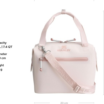 Stanley&#x20;All-Day&#x20;Julienne&#x20;Mini&#x20;&#x2013;&#x20;Bolsa&#x20;T&#x00E9;rmica&#x20;7&#x20;L&#x20;Rose&#x20;Quartz&#x2705;PRONTA&#x20;ENTREGA