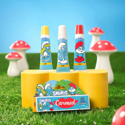 Carmed&#x20;Smurfs&#x20;Blueberry&#x20;10g&#x20;&#x2705;PRONTA&#x20;ENTREGA