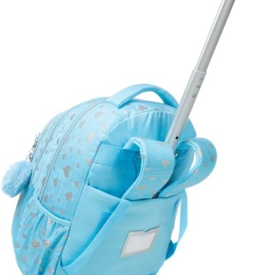 Mochila&#x20;Infantil&#x20;de&#x20;Rodinhas&#x20;Azul&#x20;&#x2B;&#x20;Lancheira&#x20;&#x2B;&#x20;Estojo&#x20;com&#x20;Al&#x00E7;a&#x20;Telesc&#x00F3;pica