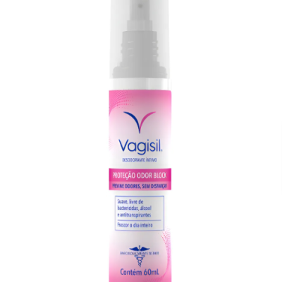 Frasco pulverizador desodorizante íntimo Vagisil 60 mL
