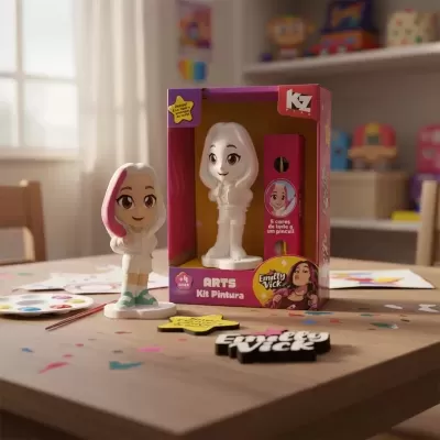 Kit&#x20;2&#x20;Bonecas&#x20;Emilly&#x20;Vick&#x20;E&#x20;Katlen&#x20;Dos&#x20;Rosa&#x20;Youtuber&#x20;Lav&#x00E1;veis