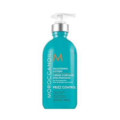 Frasco azul turquesa com doseador de loção Moroccanoil
