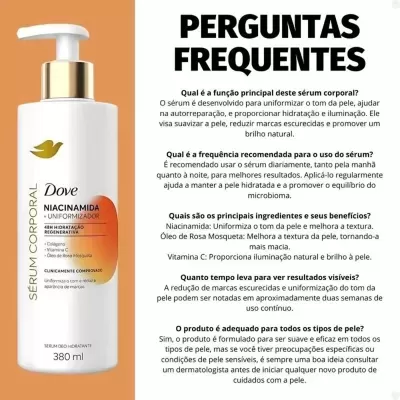 Dove&#x20;S&#x00E9;rum&#x20;Hidratante&#x20;Corporal&#x20;Niacinamida&#x20;&#x2B;&#x20;Uniformizador&#x20;380ml
